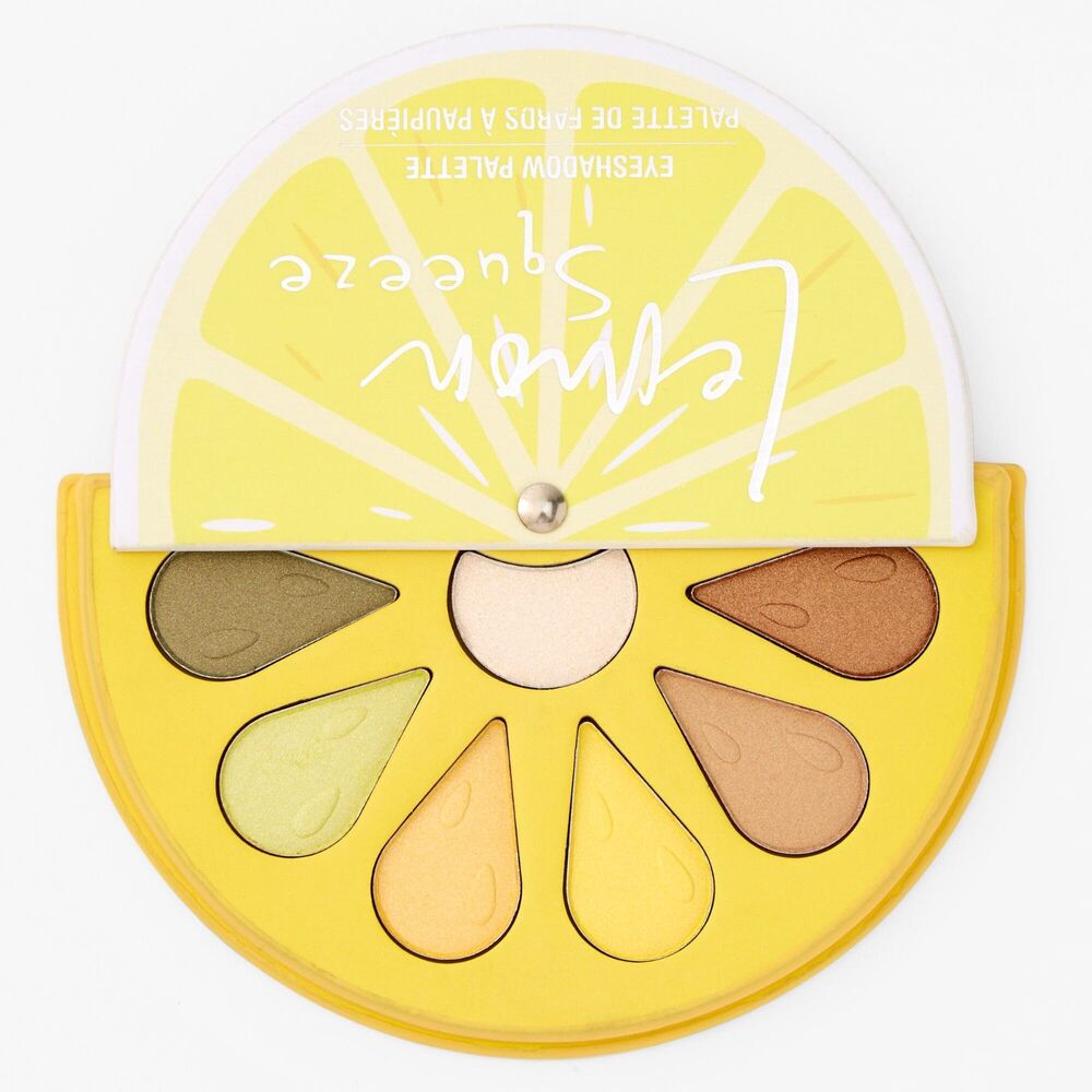 Claire's Lemon Squeeze Eyeshadow Palette‎ NEW 7 Shade Set